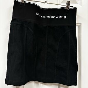 Alexander Wang Black Mini Skirt